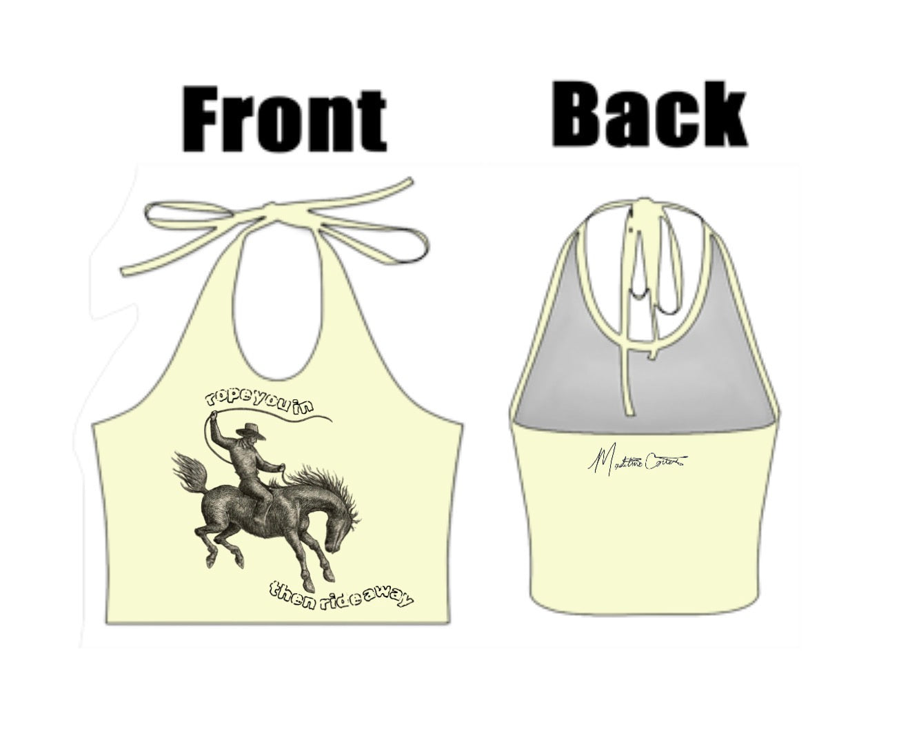 ROPE YOU IN - halter